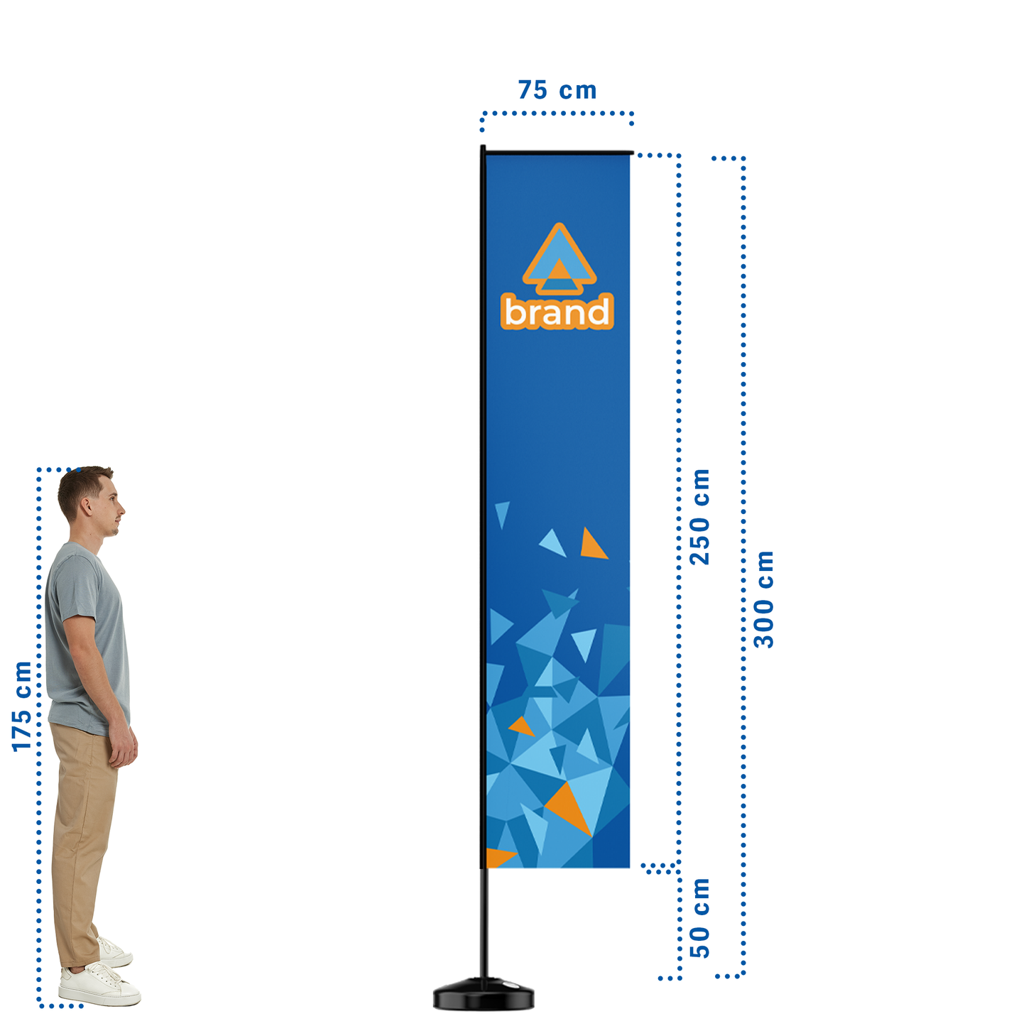M 75x300 cm