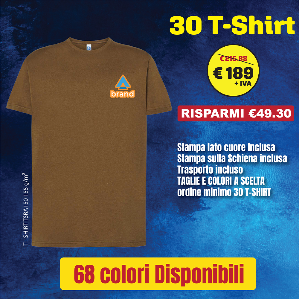 OFFERTA 30 MAGLIETTE