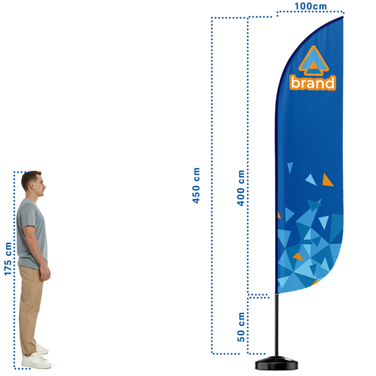 L 100x450 cm