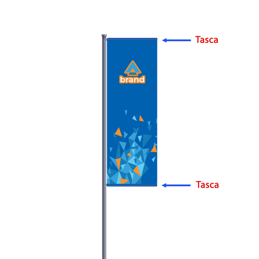 Bandiera con Doppia Tasca
