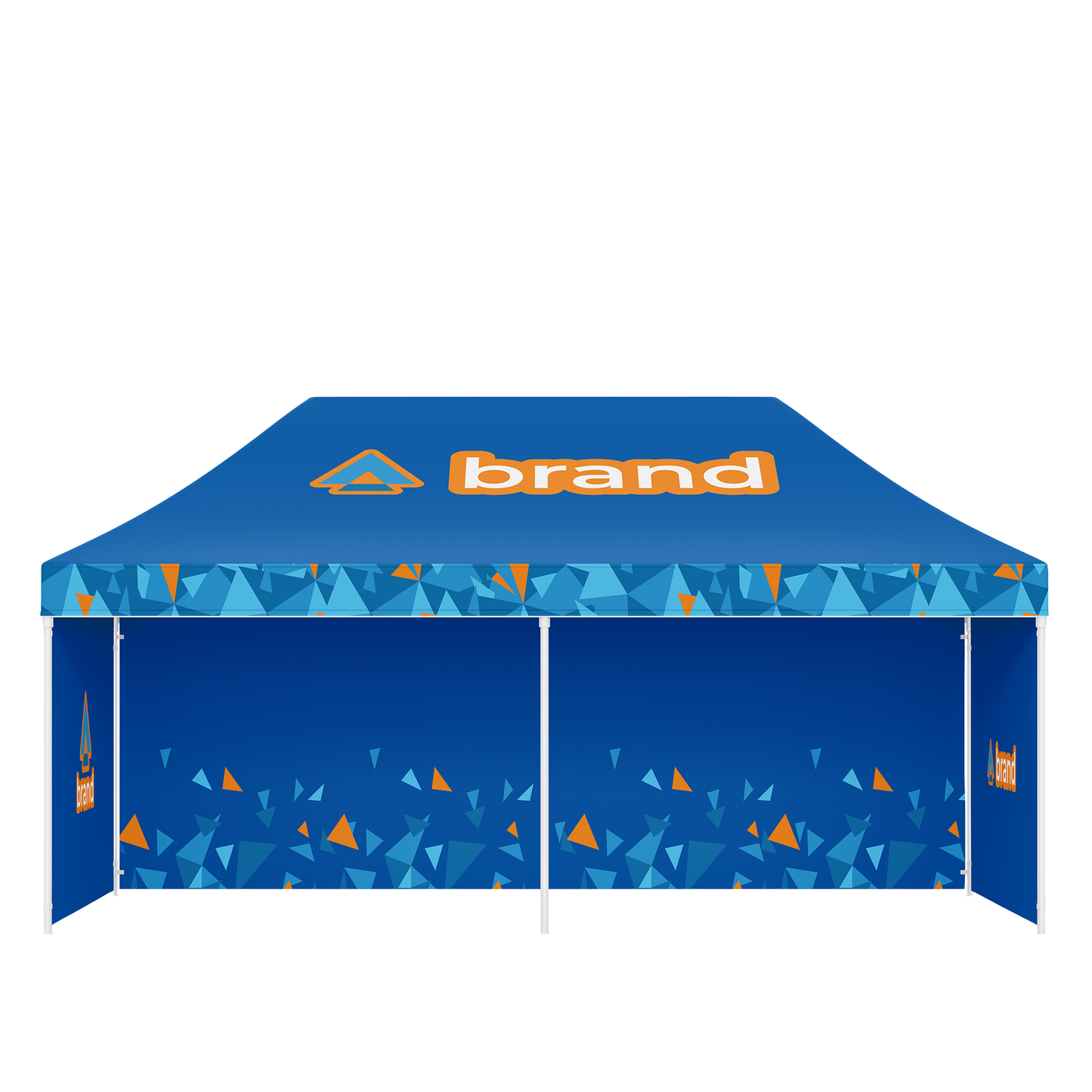 Gazebo 3x3m Tetto + Fondale + Lati personalizzati