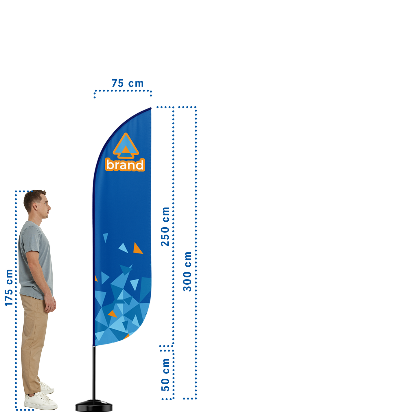 S 75x300 cm