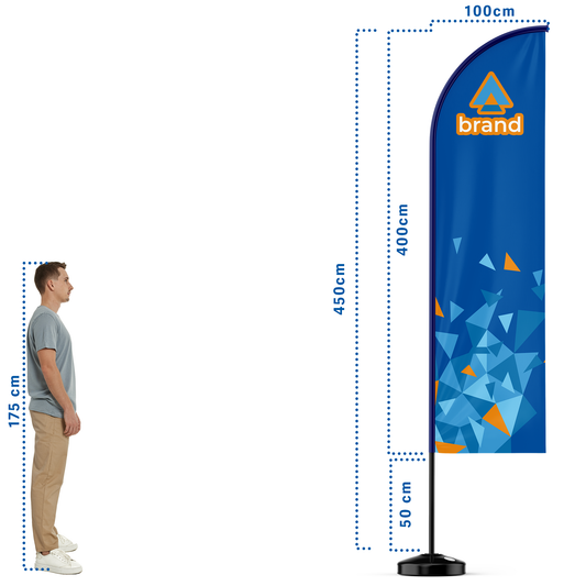 L 100x450 cm