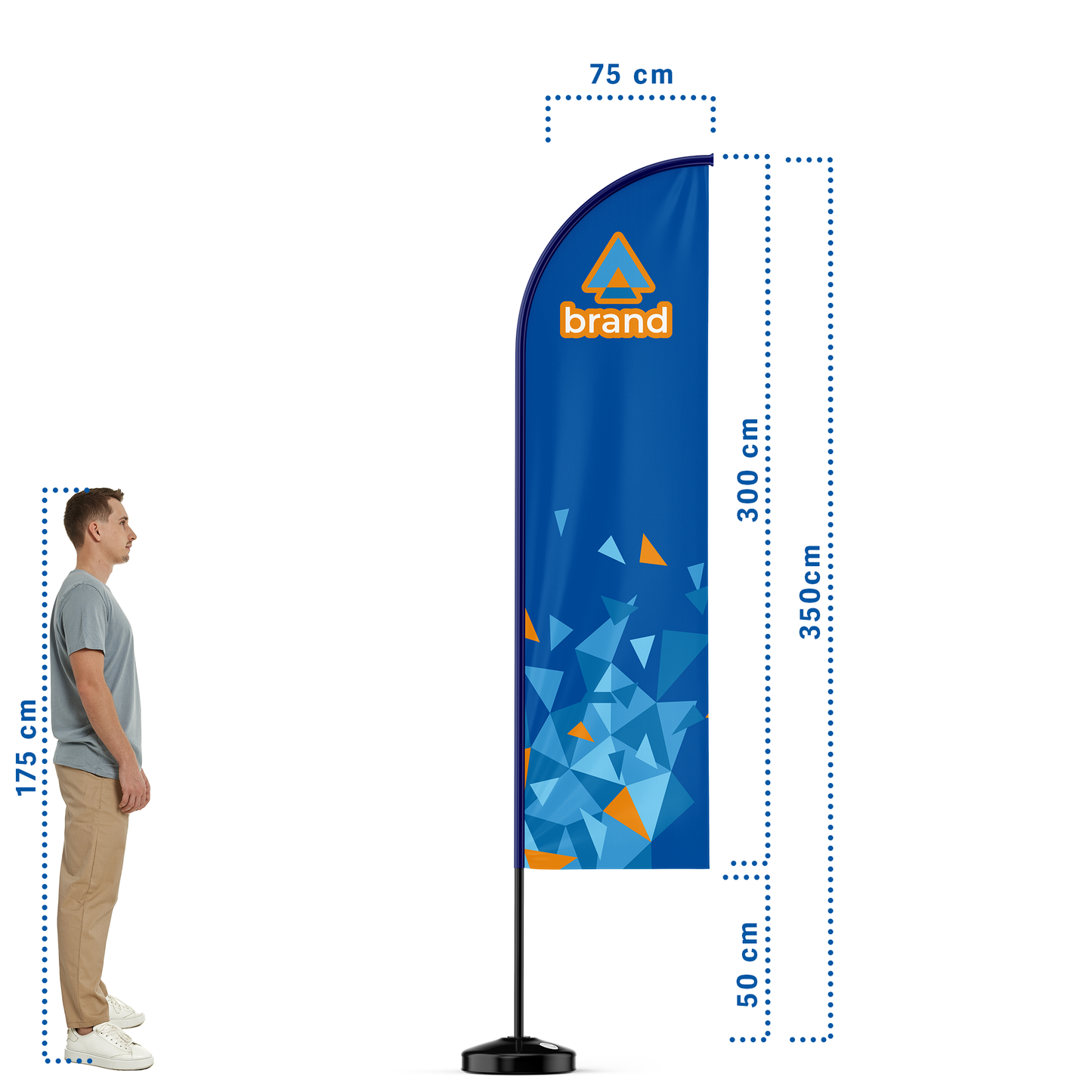 M 75x350 cm