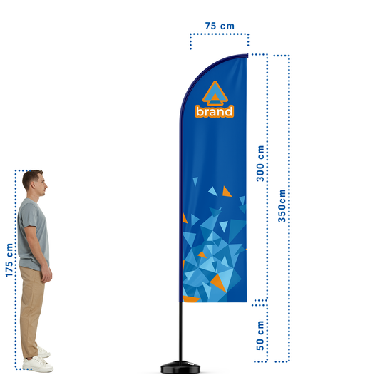 M 75x350 cm