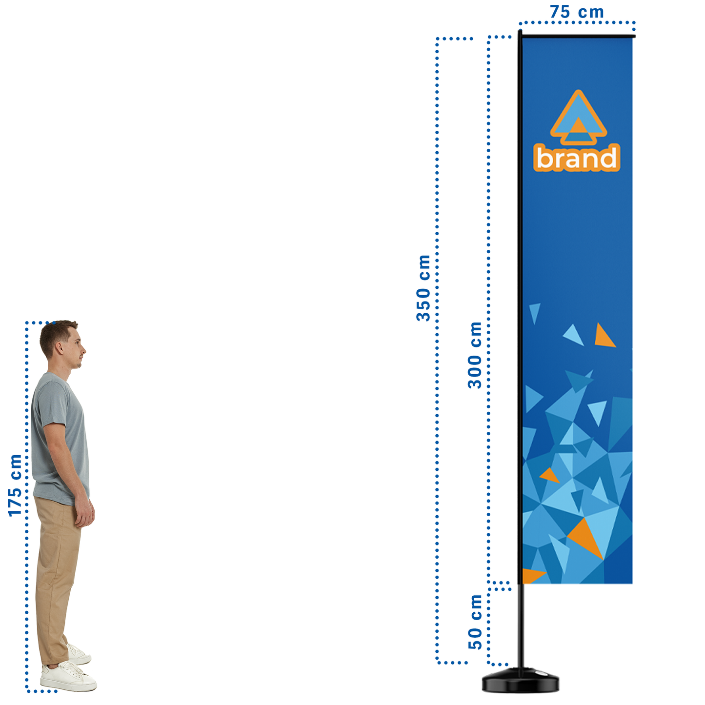 L 75x350 cm